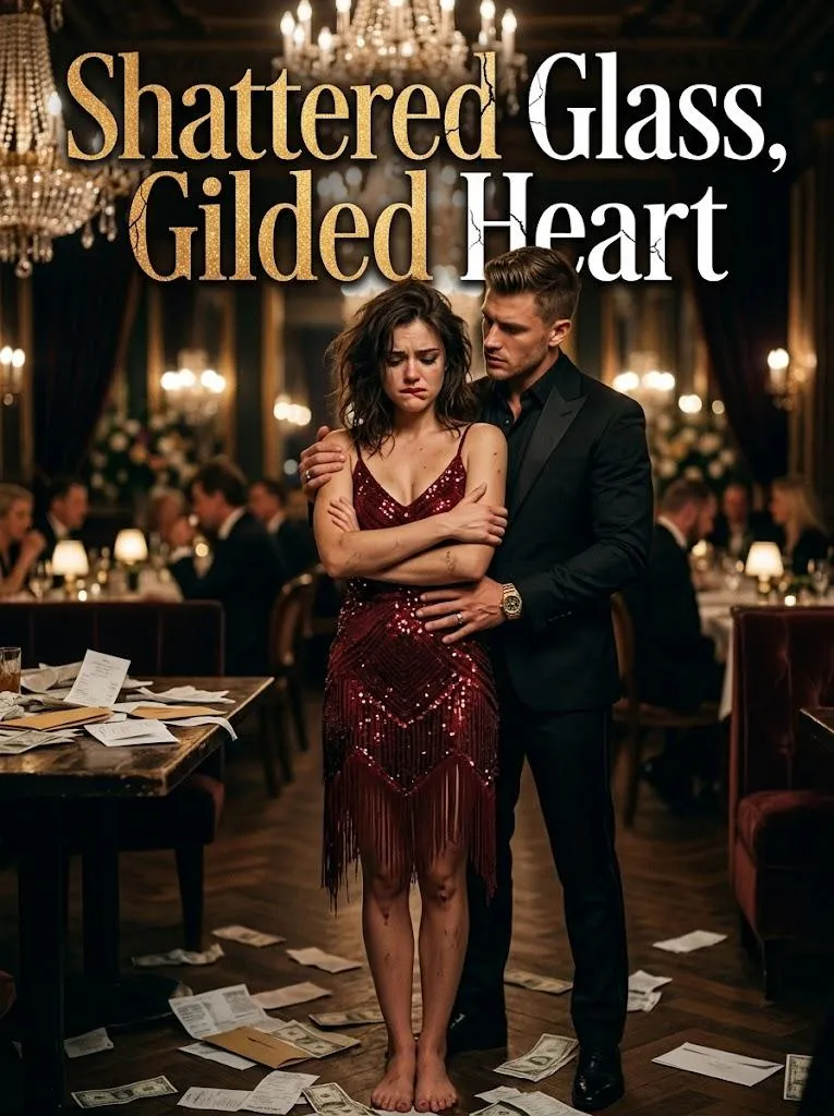 Shattered Glass, Gilded Heart Shattered Glass, Gilded Heart