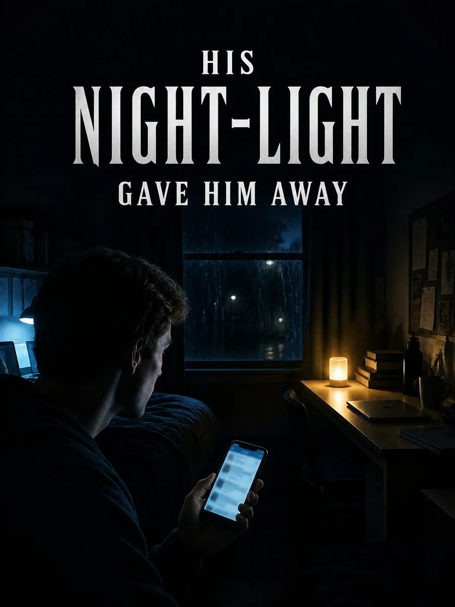 His Night-Light Gave Him Away His Night-Light Gave Him Away